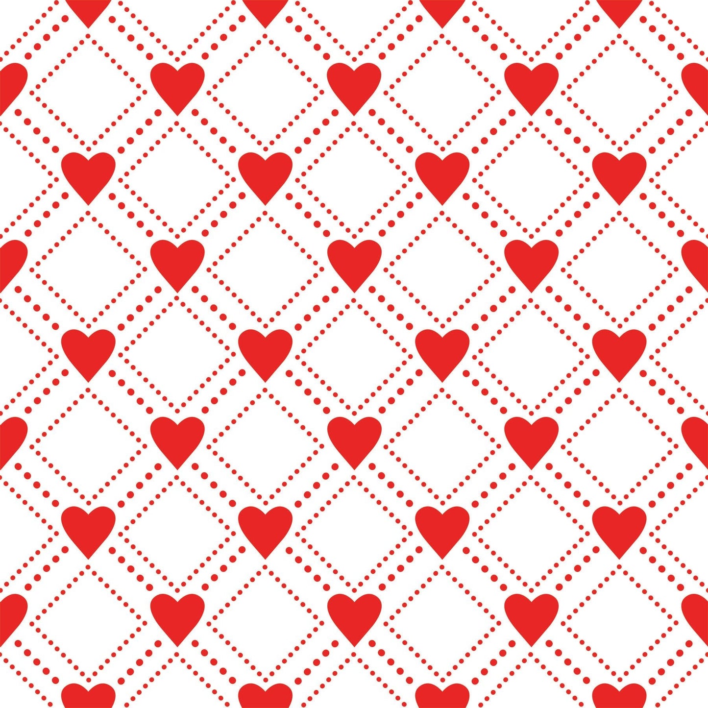 Criss Cross Hearts Vinyl Table Cover - Americo Vinyl & Fabric