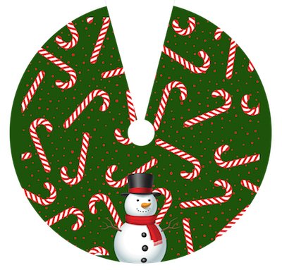 Snowman Candyland Vinyl Table Cover - Americo Vinyl & Fabric
