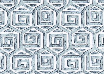 Style 1103 - Corn Maze Blue Vinyl Table Cover - Americo Vinyl & Fabric