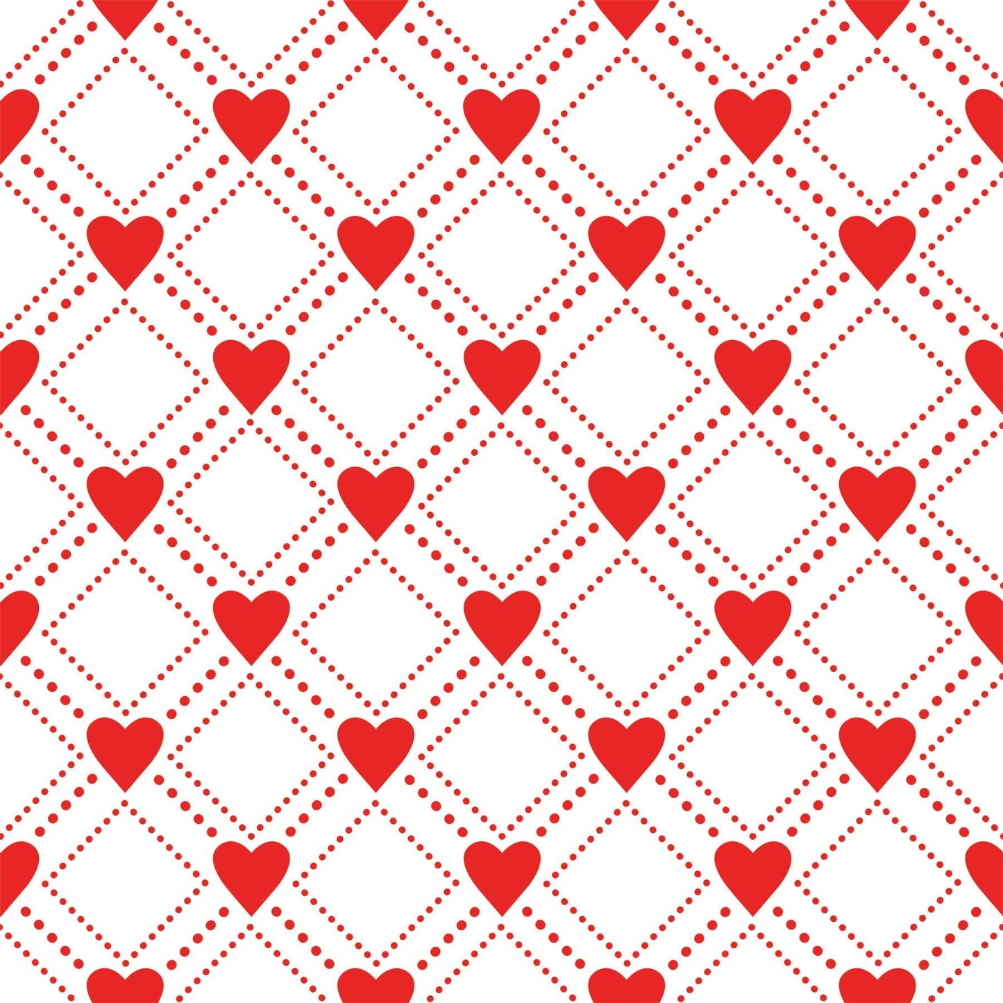 Criss Cross Hearts Vinyl Table Cover - Americo Vinyl & Fabric