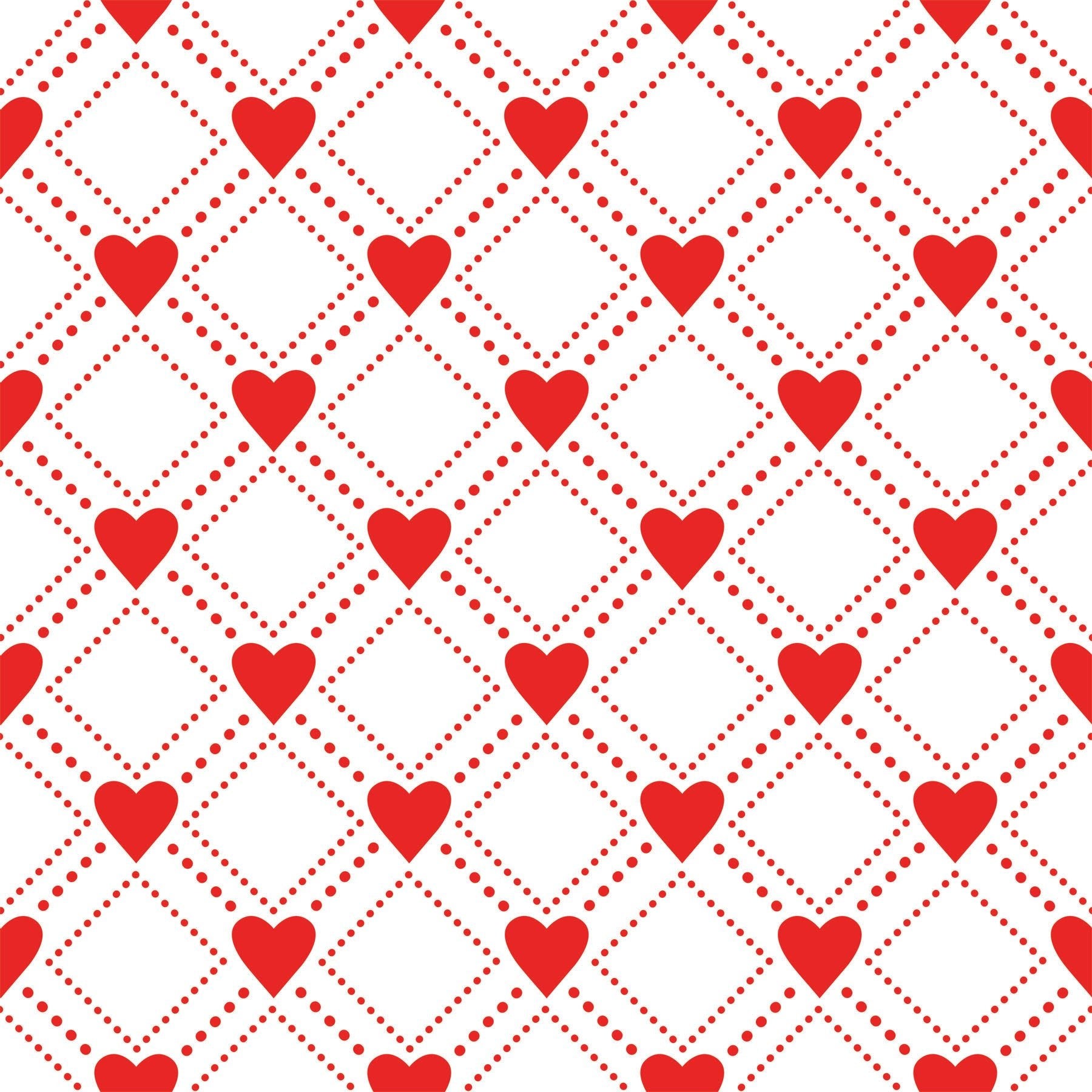 Criss Cross Hearts Vinyl Table Cover - Americo Vinyl & Fabric