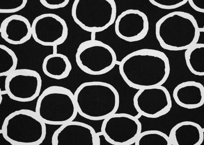 Style 1102 - Doodle Black Vinyl Table Cover - Americo Vinyl & Fabric