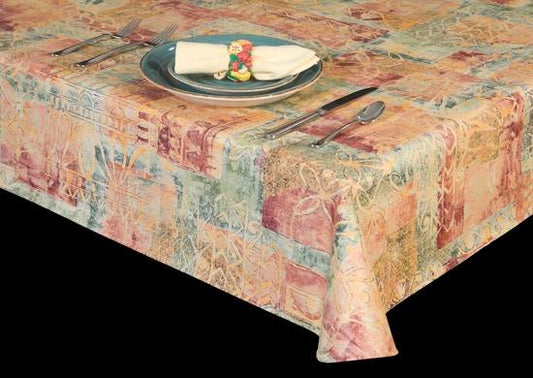 Style 6117 – Artisan’s Touch Vinyl Table Cover - Americo Vinyl & Fabric